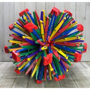 Vintage Retro Hoberman Style Sphere - Expandable 9.5'' to 30'' Plastic Toy Decor